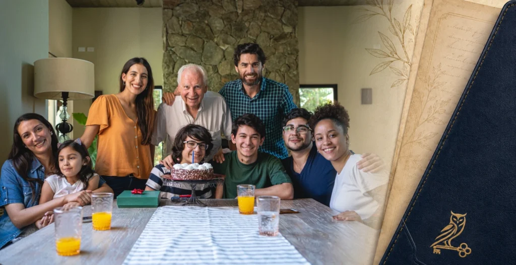 Older adult gathered with family, representing different beneficiary needs and possible distribution strategy options.